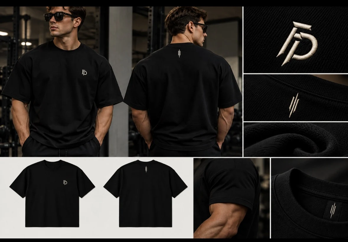 FD Series 1 siyah T-shirt